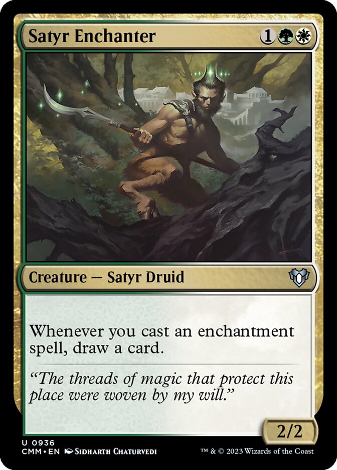Satyr Enchanter (936) - Commander Masters (CMM)