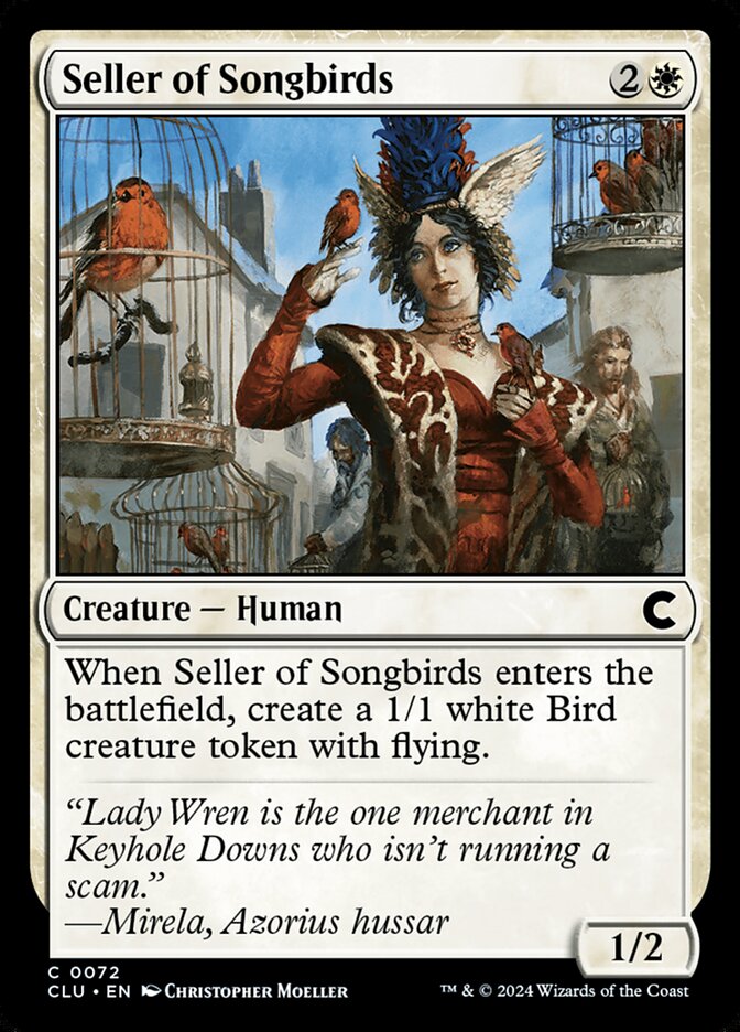 Seller of Songbirds (72) - Ravnica: Clue Edition (CLU)