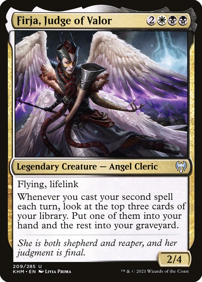 Firja, Judge of Valor (209) - Kaldheim (KHM)