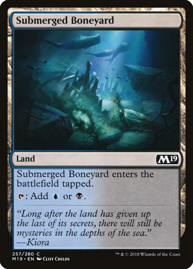 Submerged Boneyard (257) - Core Set 2019 (M19)