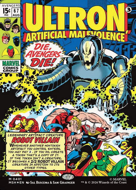 Ultron, Artificial Malevolence (401) - Marvel Super Heroes (MSH)
