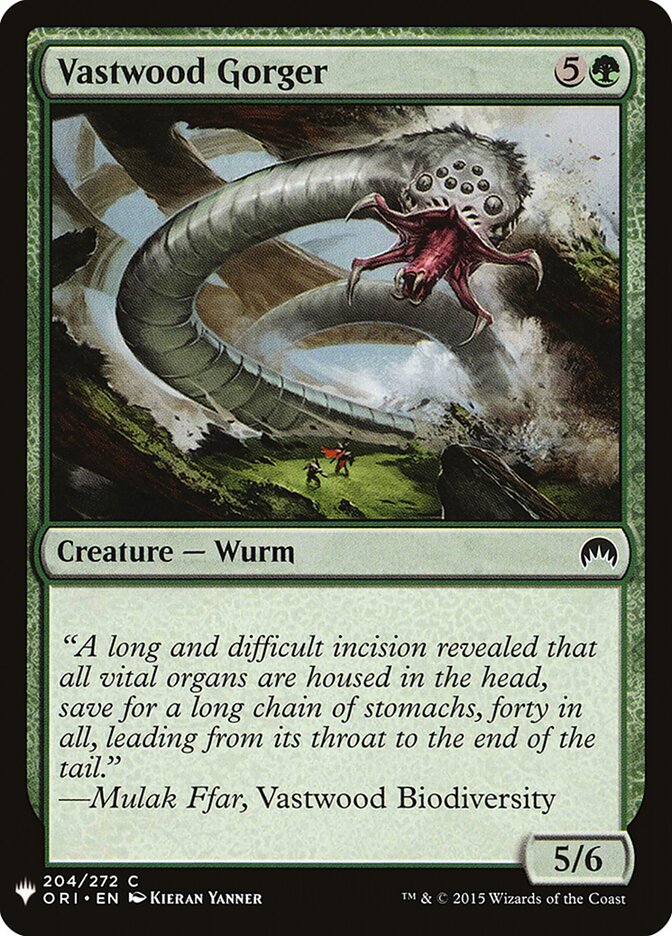Vastwood Gorger (ORI-204) - The List (PLST)