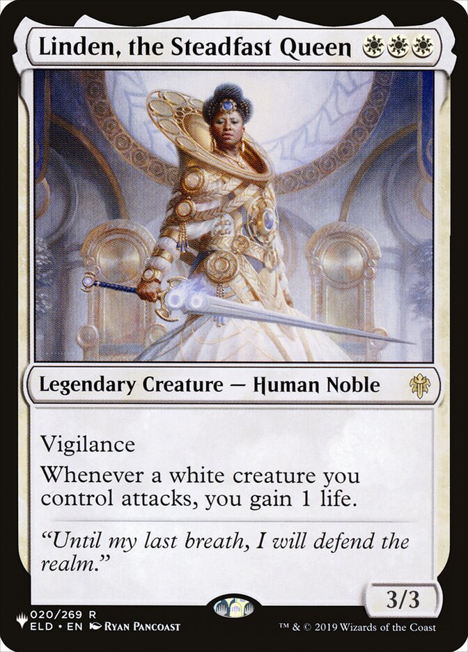 Linden, the Steadfast Queen (ELD-20) - The List (PLST)