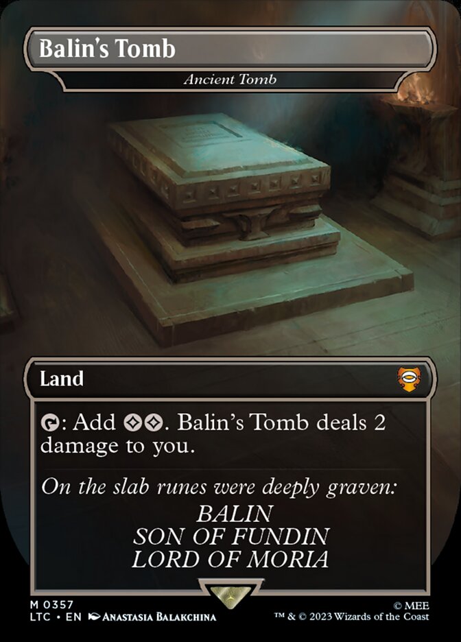 Balin's Tomb - Ancient Tomb (357) - Tales of Middle-earth Commander (LTC)