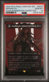 Sephiroth, Fabled SOLDIER (Borderless) (Surge Foil) - [Graded PSA 10] FINAL FANTASY: Through the Ages (FCA)