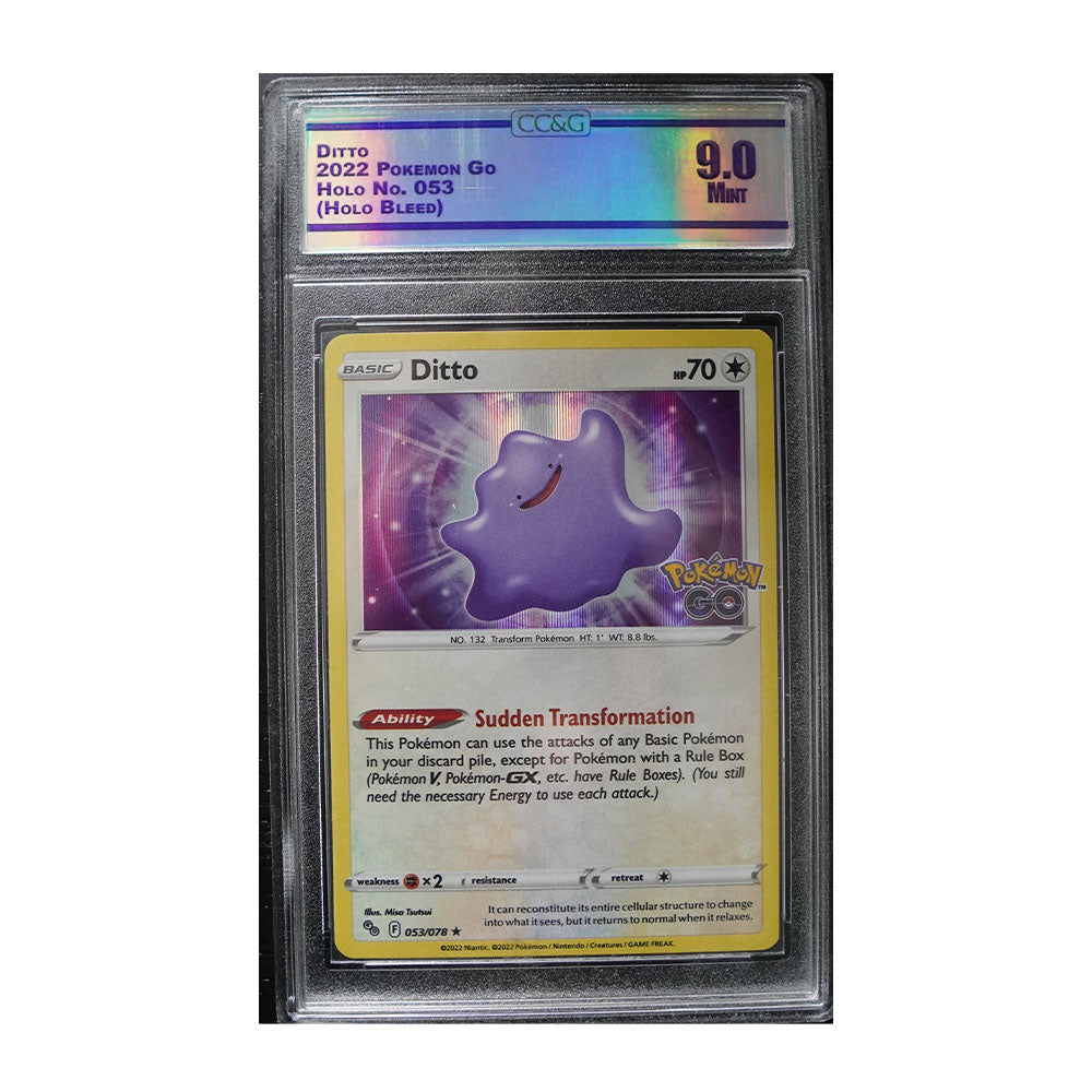 Ditto [Holo, Graded Cc&G 9] Pokemon GO (PGO)