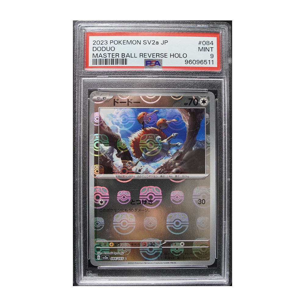 Doduo (Master Ball) - [Reverse Holo, Graded PSA 9] SV: Scarlet & Violet 151