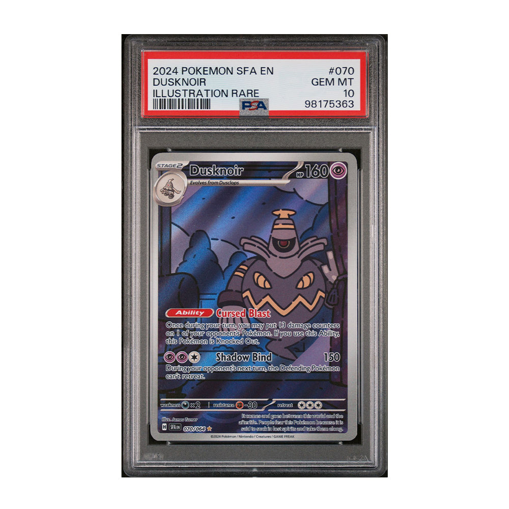 dusknoir shiny pokemon card 062/172 - Brilliant Stars - Rare - Evolution Lot Listed With Mascot. Dusknoir (104 Secret Rare) -