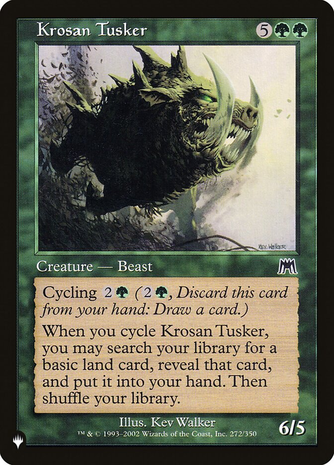 Krosan Tusker (ONS-272) - The List (PLST)