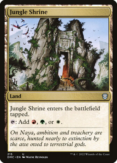 Jungle Shrine (215) - Dominaria United Commander (DMC)