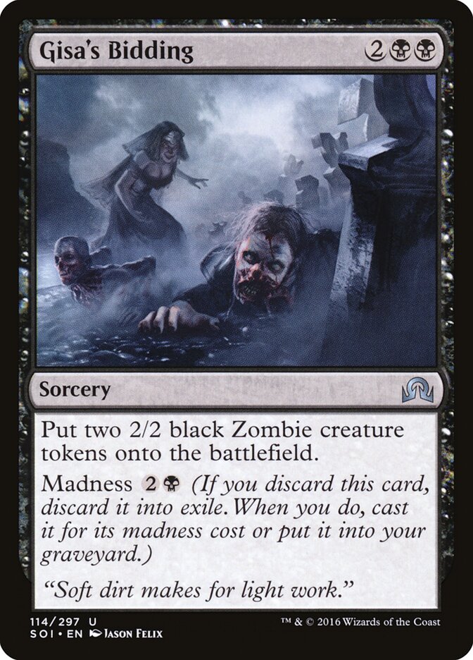 Gisa's Bidding (114) - Shadows over Innistrad (SOI)