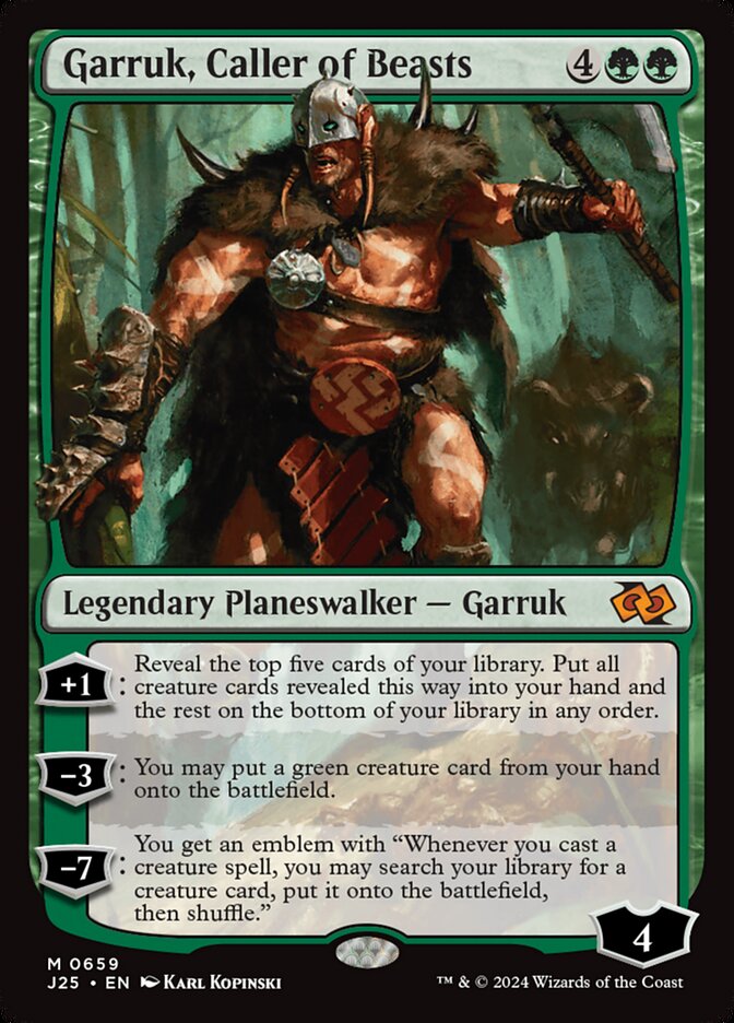 Garruk, Caller of Beasts (659) - Foundations Jumpstart (J25)