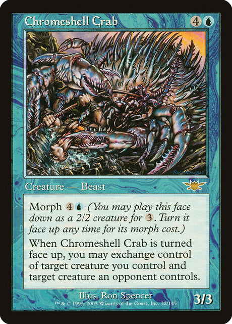 Chromeshell Crab (32) - Legions (LGN)