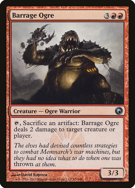 Barrage Ogre (83) - Scars of Mirrodin (SOM)