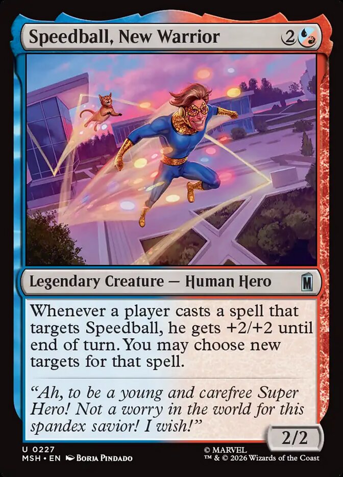 Speedball, New Warrior (227) - Marvel Super Heroes (MSH)