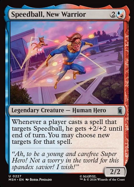 Speedball, New Warrior (227) - Marvel Super Heroes (MSH)