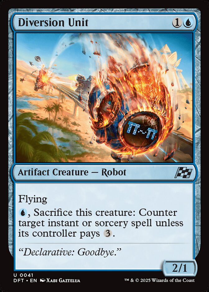 Diversion Unit - [Foil] Aetherdrift (DFT)