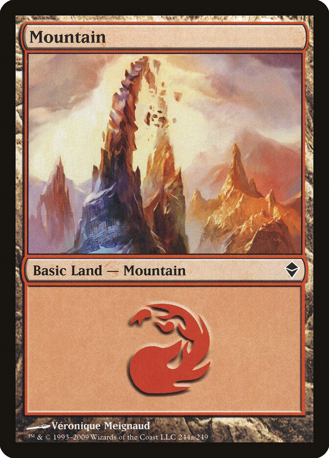 Mountain (244a) - Zendikar (ZEN)