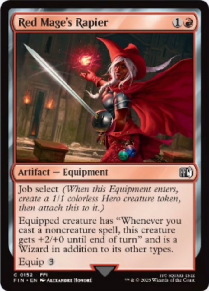 Red Mage's Rapier (152) - [Foil] Final Fantasy (FIN)