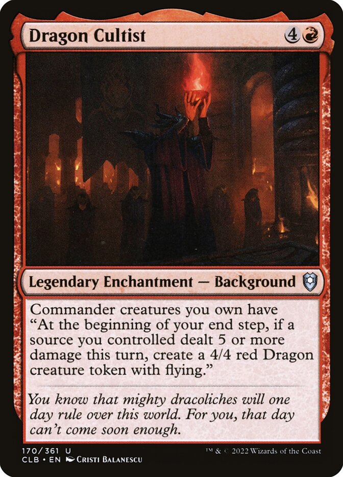 Dragon Cultist (170) - Commander Legends: Battle for Baldur's Gate (CLB)