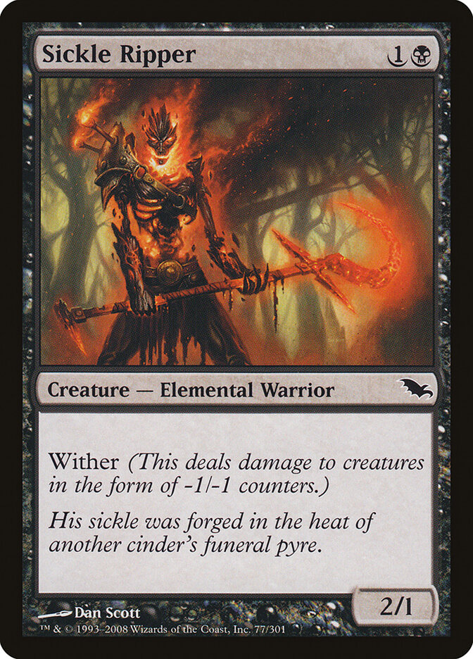 Sickle Ripper (77) - Shadowmoor (SHM)