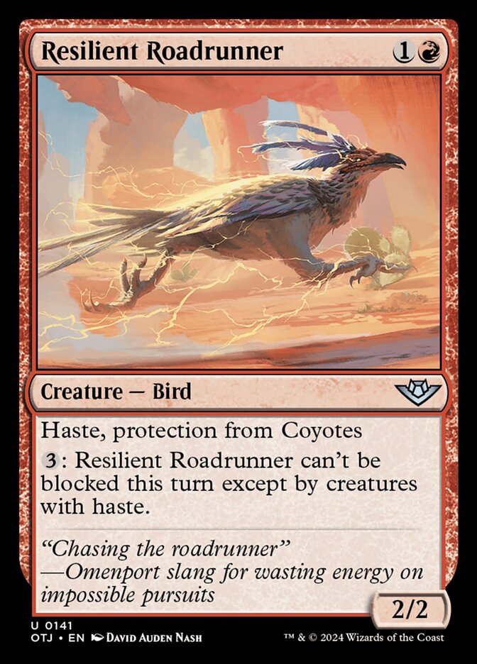 Resilient Roadrunner - [Foil] Outlaws of Thunder Junction (OTJ)