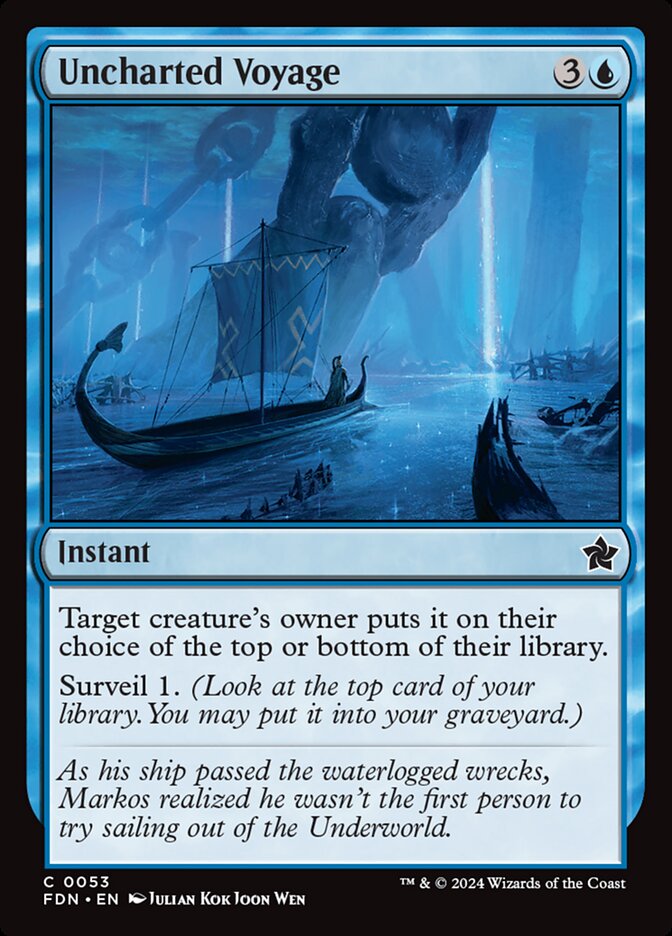 Uncharted Voyage - [Foil] Foundations (FDN)
