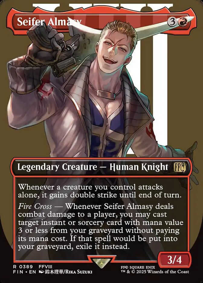 Seifer Almasy (389) - [Foil, Borderless] Final Fantasy (FIN)