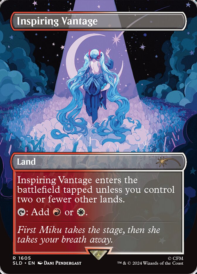 Inspiring Vantage (1605) - [Borderless] Secret Lair Drop (SLD)