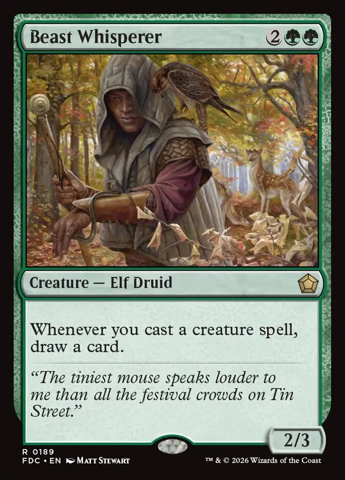 Beast Whisperer (189) - Foundations Commander (FDC)