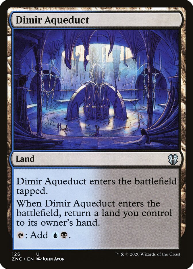 Dimir Aqueduct (126) - Zendikar Rising Commander (ZNC)
