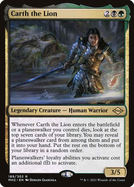 Carth the Lion (189) - Modern Horizons 2 (MH2)