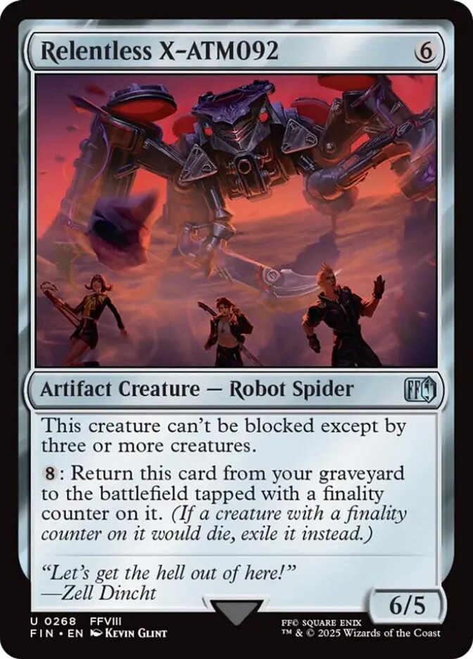 Relentless X-ATM092 (268) - [Foil] Final Fantasy (FIN)