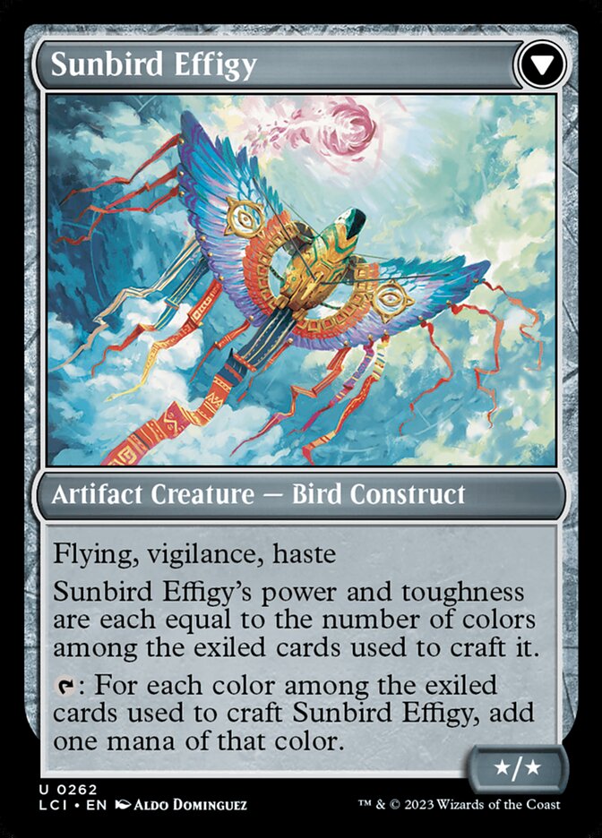 Sunbird Standard // Sunbird Effigy (262) - The Lost Caverns of Ixalan (LCI)