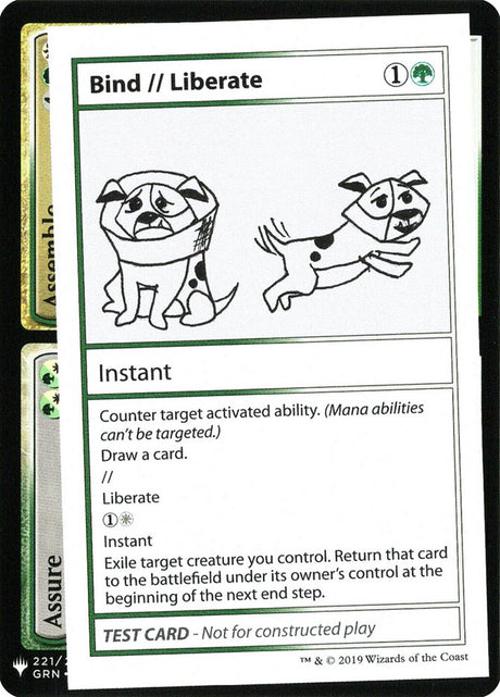 Bind // Liberate (88) - Mystery Booster Playtest Cards 2019 (CMB1)