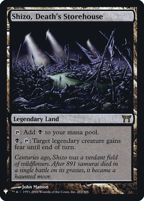 Shizo, Death's Storehouse (CHK-283) - The List (PLST)