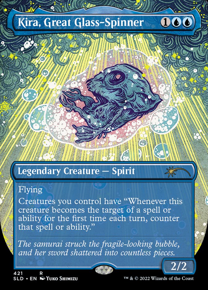 Kira, Great Glass-Spinner (421) - Secret Lair Drop (SLD)