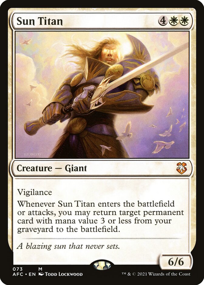 Sun Titan (73) - Forgotten Realms Commander (AFC)