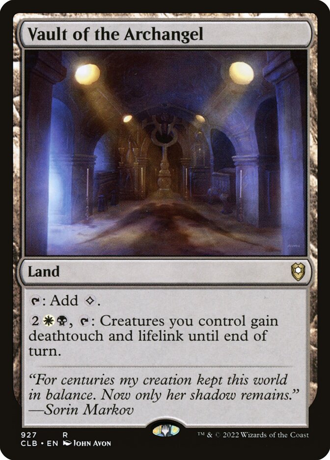 Vault of the Archangel (927) - Commander Legends: Battle for Baldur's Gate (CLB)