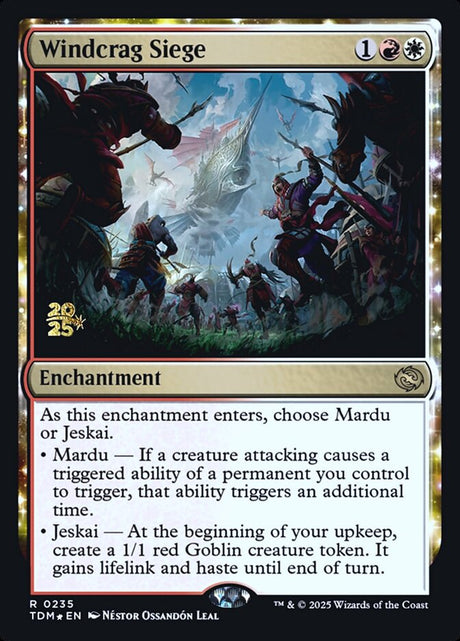 Windcrag Siege (235s) - Tarkir: Dragonstorm Promos (PTDM)