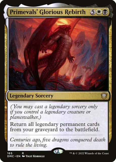 Primevals' Glorious Rebirth (165) - Dominaria United Commander (DMC)