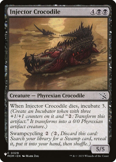Injector Crocodile (MOM-329) - The List (PLST)