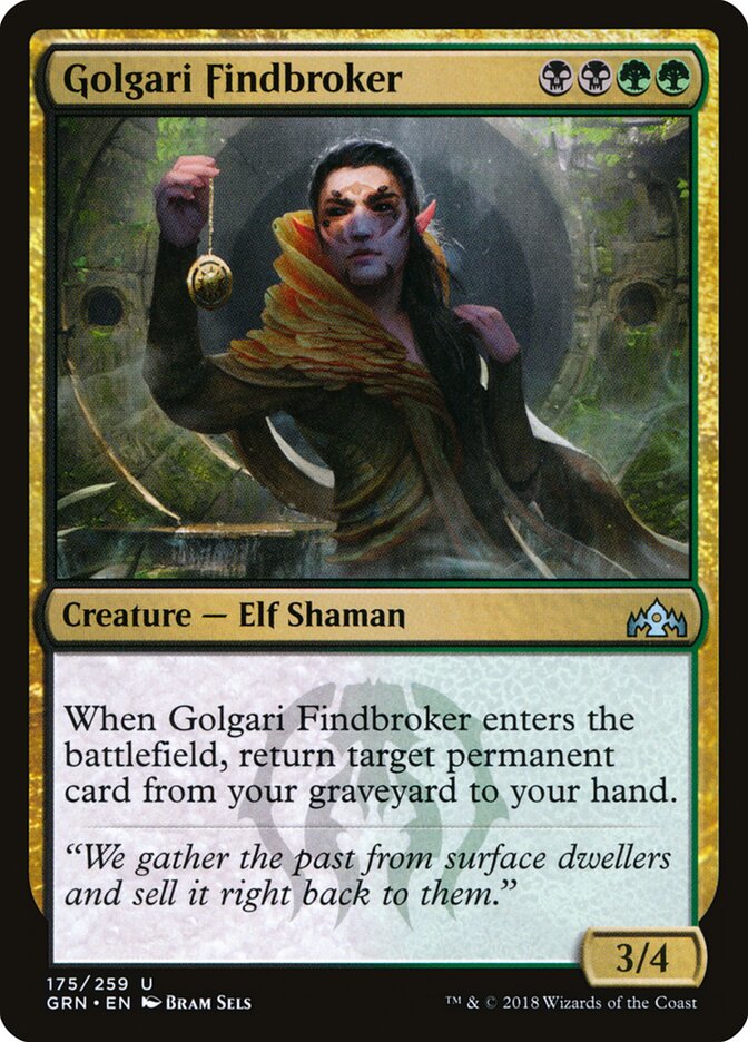 Golgari Findbroker (175) - Guilds of Ravnica (GRN)