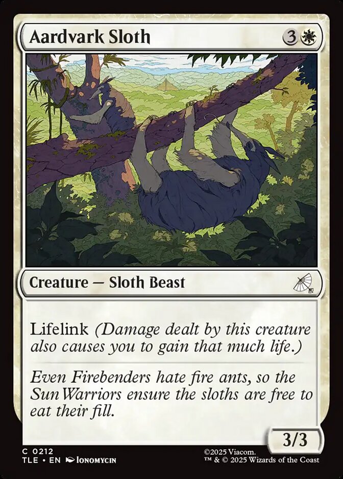 Aardvark Sloth (212) - Avatar: The Last Airbender Eternal (TLE)