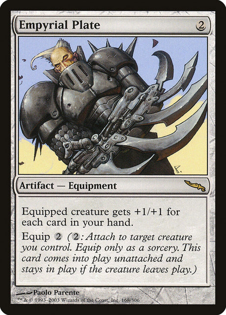 Empyrial Plate (168) - Mirrodin (MRD)