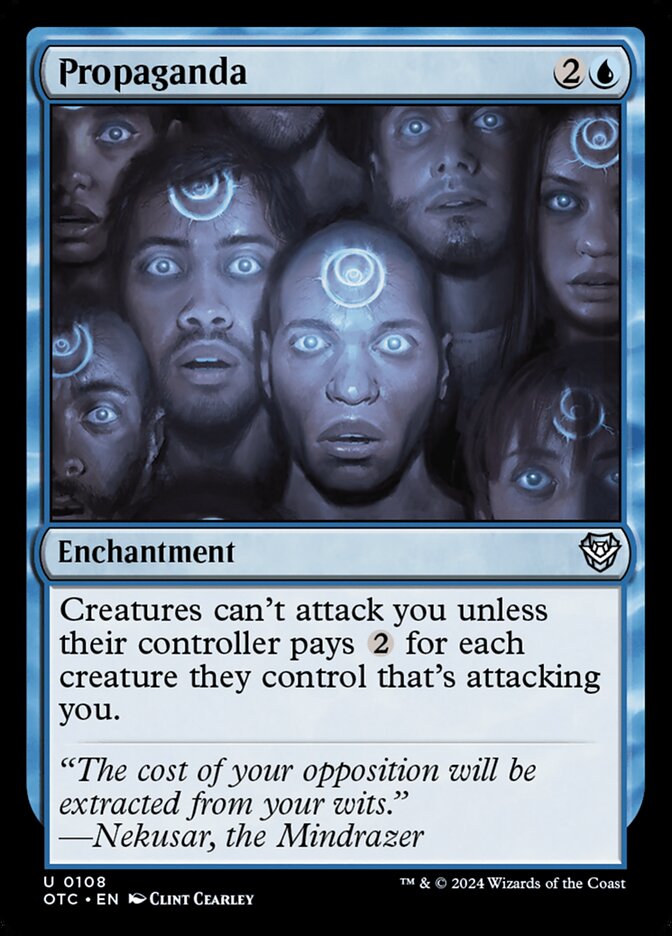 Propaganda (108) - Outlaws of Thunder Junction Commander (OTC)