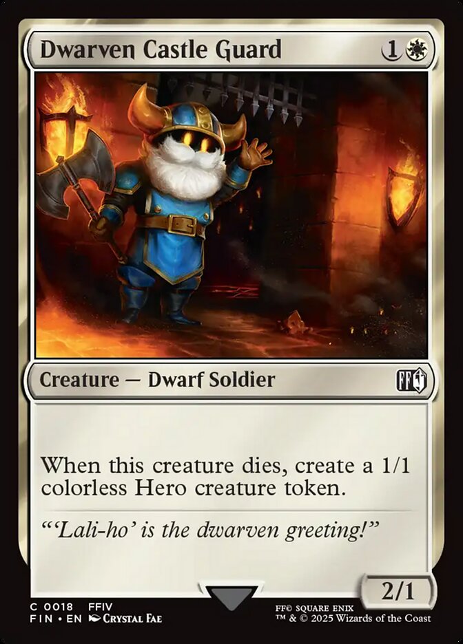 Dwarven Castle Guard (18) - Final Fantasy (FIN)