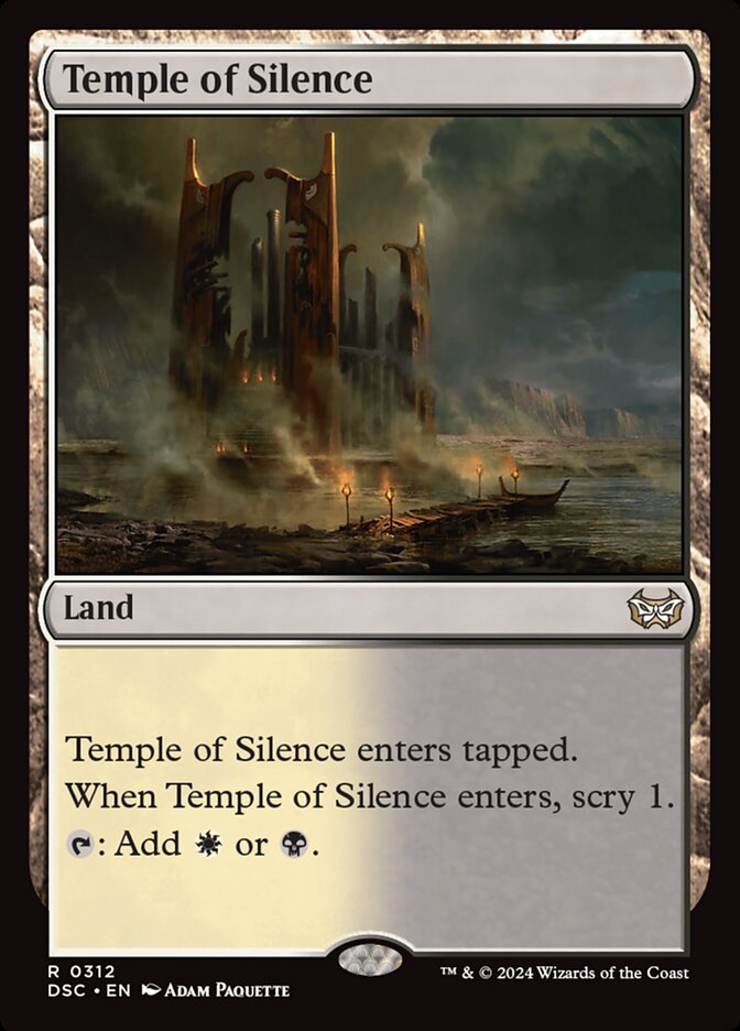 Temple of Silence (312) - Duskmourn: House of Horror Commander (DSC)