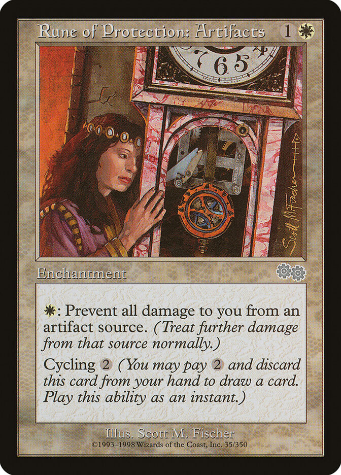 Rune of Protection: Artifacts (35) - Urza's Saga (USG)