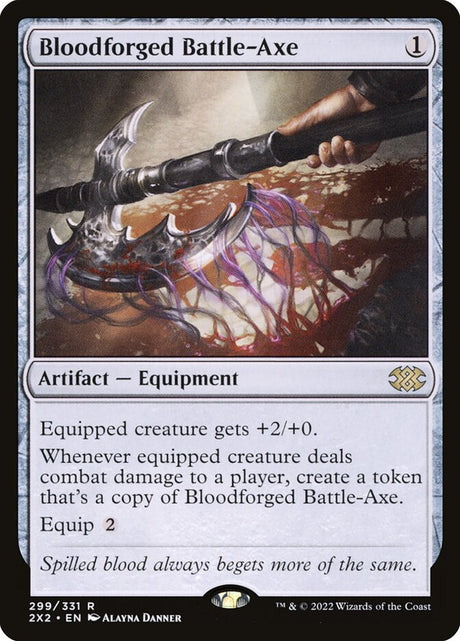 Bloodforged Battle-Axe (299) - Double Masters 2022 (2X2)